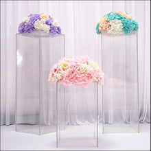 Load image into Gallery viewer, New Wedding Props Road Lead New Crystal Road Lead Square Road Lead Wedding Supplies Acrylic Road Lead Frame Bracket Vase