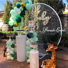 Load image into Gallery viewer, wedding decoration Iron circle mesh arch Ring wedding background mesh a wreath shelf for party &amp; A ring frame for balloon