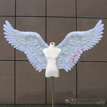 Load image into Gallery viewer, Big white angel wings for Display window Wedding Background Decoration props fairy wings nice home decor series