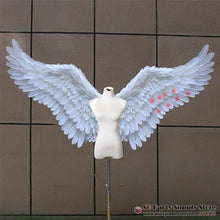 Load image into Gallery viewer, Big white angel wings for Display window Wedding Background Decoration props fairy wings nice home decor series