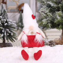 Load image into Gallery viewer, Handmade Christmas Long Legged Swedish Santa Gnome Plush Doll Toys Ornament Christmas Decorations for Home