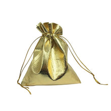 Load image into Gallery viewer, 1000 Pcs Silver Gold Jewelry Bags Metallic Foil Drawstring Pouches Gift Candy Bag Packing Wedding Party Supply 7x9cm 9x12cm