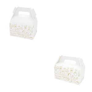 1000 pcs cupcake boxes handle Bronzing muffin Mousse cake Packaging wedding Home Party birthday Cookies baking Package gift box