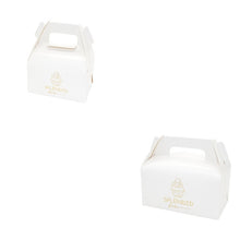 Load image into Gallery viewer, 1000 pcs cupcake boxes handle Bronzing muffin Mousse cake Packaging wedding Home Party birthday Cookies baking Package gift box