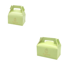 Load image into Gallery viewer, 1000 pcs cupcake boxes handle Bronzing muffin Mousse cake Packaging wedding Home Party birthday Cookies baking Package gift box