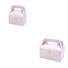 Load image into Gallery viewer, 1000 pcs cupcake boxes handle Bronzing muffin Mousse cake Packaging wedding Home Party birthday Cookies baking Package gift box