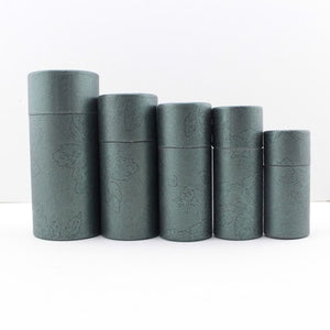 100pcs 30ml Oil bottle packaging Kraft paper Tube Cardboard Jar for gift jewelry cosmetics essential oil Bottles round packaging