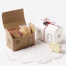 Load image into Gallery viewer, 300pcs Craft Paper Gift Boxes Handmade Soap Small house shape Packaging Box Jewelry/Cake/Handicraft/Candy Storage Paper Boxes