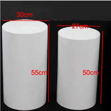 Load image into Gallery viewer, White Wedding Pillars Dessert Table Food Stand Wedding Props