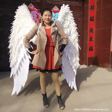Load image into Gallery viewer, High quality big angel wings Adults' beautiful dance wear feather costumes series large props for Grand event party docoration