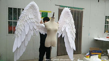Load image into Gallery viewer, High quality big angel wings Adults' beautiful dance wear feather costumes series large props for Grand event party docoration