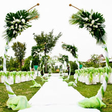 Load image into Gallery viewer, Customized DIY Wedding Decor Wrought Iron Ring Arch Background Arc Shape Arch Door Outdoor Lawn Silk Flower Door Shelf Stand