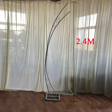 Load image into Gallery viewer, Customized DIY Wedding Decor Wrought Iron Ring Arch Background Arc Shape Arch Door Outdoor Lawn Silk Flower Door Shelf Stand