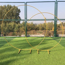 Load image into Gallery viewer, Large size Bridal Large Iron Round Ring Arches Frame  Iron Round Ring Arches Wedding Decoration Props
