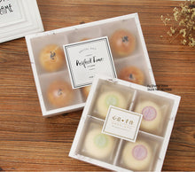 Load image into Gallery viewer, Transparent  frosted cake Box dessert macarons boxes pastry packaging boxes100 pieces/lot
