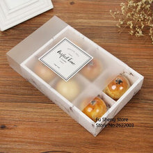 Load image into Gallery viewer, Transparent  frosted cake Box dessert macarons boxes pastry packaging boxes100 pieces/lot