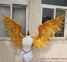 Load image into Gallery viewer, Costumized Amazing Gray Devil feather wings for Cosplay photography Game Display Game shooting props EMS free shipping