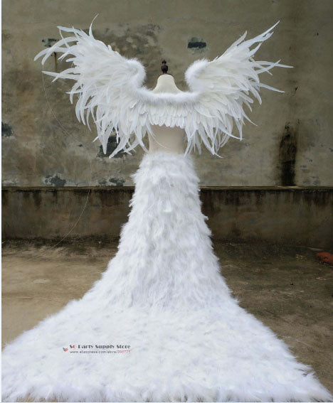 New Arrival Black Angel Feather wings costume show party wedding sexy Eapin Store New Arrival Black Angel Feather wings costume show party wedding sexy Eapin Store