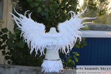 Load image into Gallery viewer, New Arrival Black Angel Feather wings costume show party wedding sexy props Large fairy wings 140*90cm EMS Free Shipping