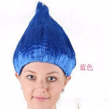 Load image into Gallery viewer, 20pcs Trolls Poppy Wig For Kids 36cm Wig Children Cosplay Party Supplies Trolls Wig 8 Colors Birthday Party Wigs DHL Free