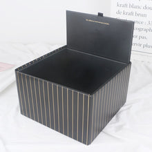 Load image into Gallery viewer, 10pcs lot Pink red black white grey folding wedding present box maid of honor bridesmaid gift boxes ideas