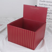 Load image into Gallery viewer, 10pcs lot Pink red black white grey folding wedding present box maid of honor bridesmaid gift boxes ideas